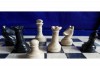 Фото Каменные шахматы 40 х 40 см. черный оникс - яшма